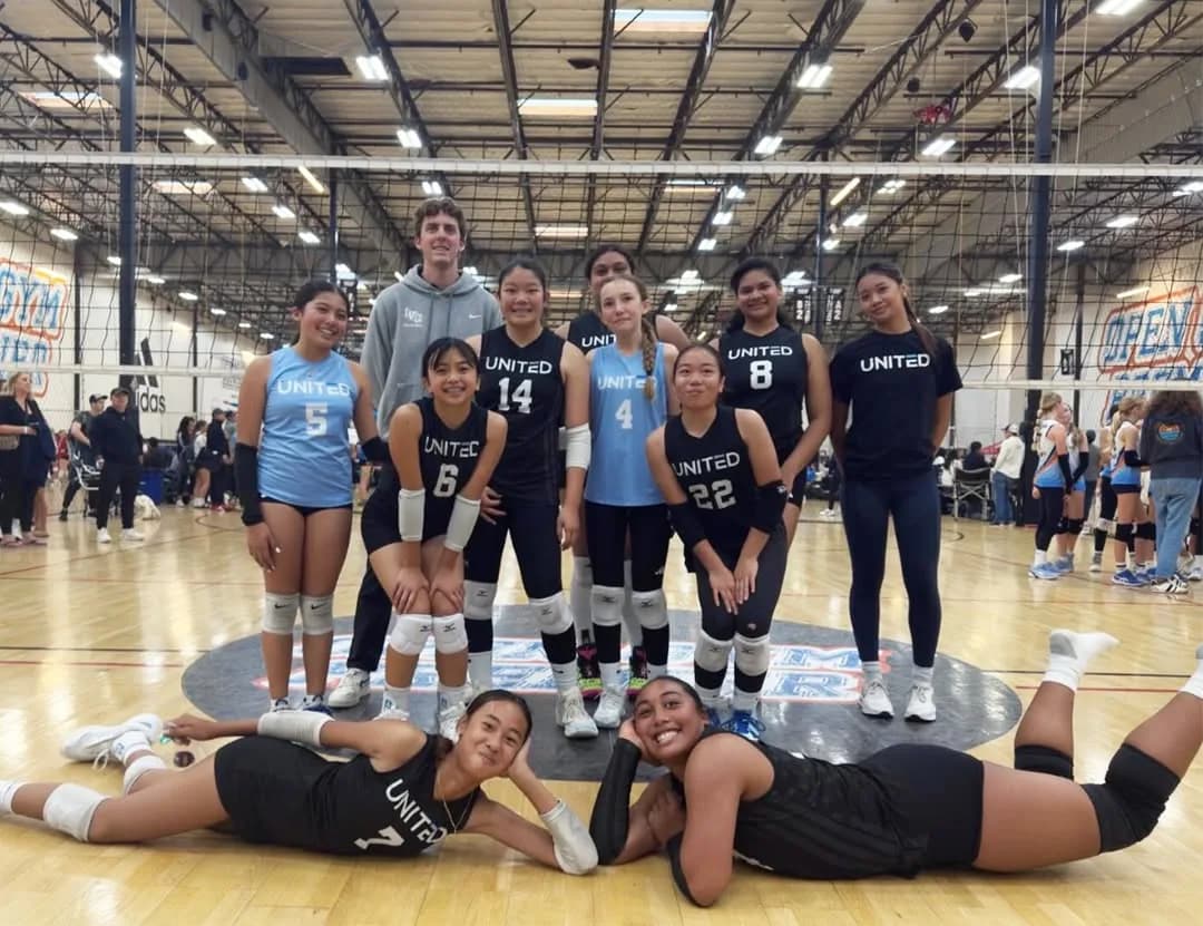 United Riverside athletes in action