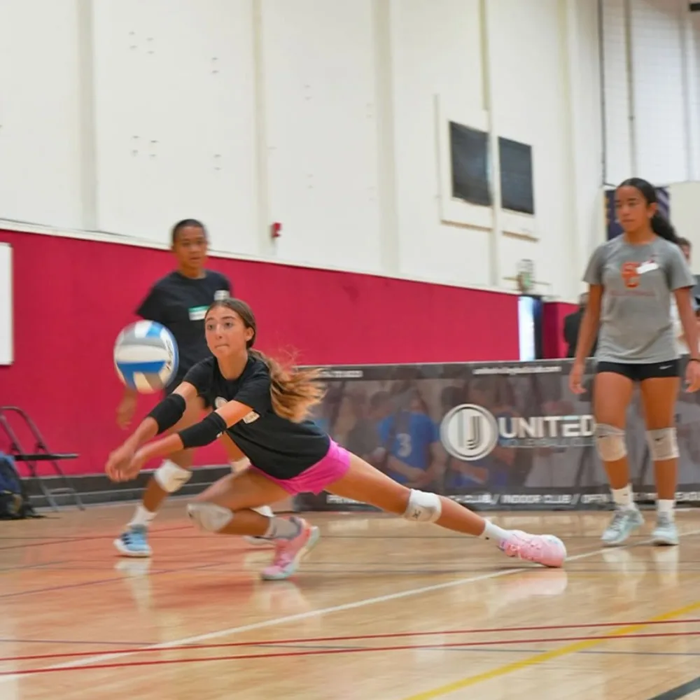 United Riverside players competing
