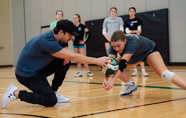 RVA Riverside Volleyball Association private volleyball training session