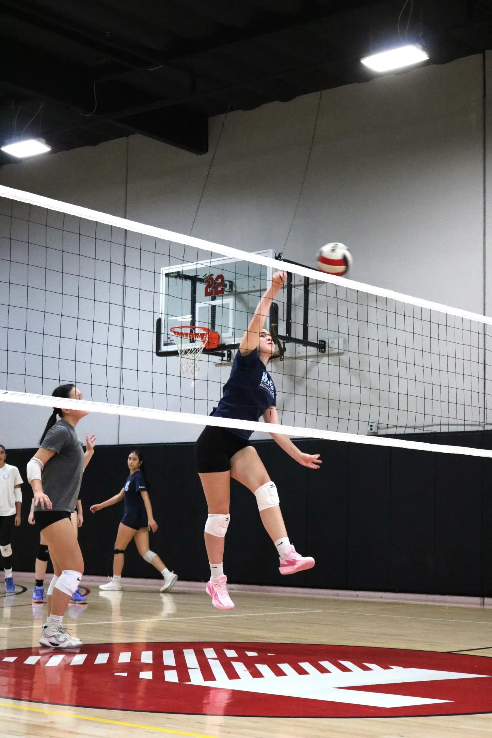 RVA Holiday Volleyball Camp athletes training in Riverside County